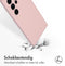 Accezz Samsung Galaxy S24 Ultra - Liquid Silicone Backcover - Schokabsorberend - Roze