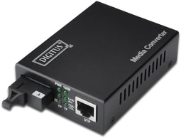 Assmann DIGITUS DN-82122 - Media Converter - 10/100/1000Base-TX naar 1000Base-LX - Bereik tot 20 km