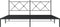 vidaXL - Bedframe - met - hoofdbord - metaal - zwart - 180x200 - cm