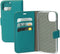 Mobiparts iPhone 13 - Wallet Case - Saffiano motief - Turquoise