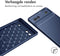 iMoshion Hoesje Geschikt voor Google Pixel 6a Hoesje Siliconen - iMoshion Carbon Softcase Backcover - Blauw