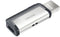 SanDisk Ultra Dual Drive - USB Type-C 128GB - Stootvast - Zilver