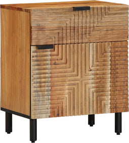 vidaXL - Nachtkastje - 50x33x60 - cm - Massief - Acaciahout