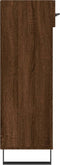 vidaXL - Schoenenkast - 60x35x105 - cm - bewerkt - hout - bruin - eikenkleur