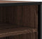 vidaXL - Schoenenbank - 84x40x53,5 - cm - bewerkt - hout - en - metaal - bruin - eiken