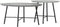 DTP Home Coffee table Delta Air, set of 2,38xØ50 cm (color: Frost) / 34xØ70 cm (color: Dusk), mortex