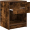 vidaXL - Nachtkastjes - 2 - st - met - lade - 40x34x50 - cm - gerookt - eikenkleurig