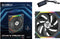 Lian Li Uni Fan SL Wireless - 120mm PWM-ventilator - 40 RGB LED's - Zwart (1-pack)