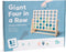 BS Toys 4 bij elkaar - Strategisch Spel vanaf 6 Jaar - Geschikt voor 2 Spelers - Groen/Blauw - 4 op een rij - Spelletjes voor kinderen - Buiten speelgoed - Buitenspel - Buiten Spellen - Tuin Speelgoed - Houten speelgoed - Gezelschapsspel