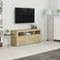 vidaXL - Tv-meubel - 120x30x50 - cm - bewerkt - hout - sonoma - eikenkleurig