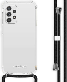 iMoshion Hoesje Geschikt voor Samsung Galaxy A23 (5G) Hoesje Met Koord - iMoshion Backcover met koord - Transparant