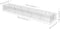 vidaXL - Gabion - plantenbak - verhoogd - 540x90x50 - cm - gegalvaniseerd - staal