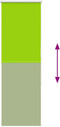 vidaXL - Rolgordijn - verduisterend - 40x130cm - stofbreedte - 35,7 - cm - polyester