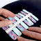LAUED Nagelstickers - Nail Wraps - 16 Extreem Dunne Nagellak Stickers - Manicure Nail Art Folie - Miss Flower