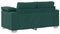 vidaXL - Donkergroene - Loveseat - van - 120 - cm - in - Stof