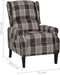 vidaXL Fauteuil stof bruin