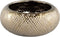 PTMD Helly Gold Ceramic Pot Round Wide Low S