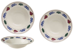 Diep Bord Boerenbont diameter 28cm set van 3 stuks