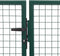 vidaXL - Poort - 350x100 - cm - staal - groen