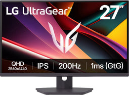 LG UltraGear 27G610A-B - IPS QHD Gaming Monitor - 200Hz - 1ms - 27 inch
