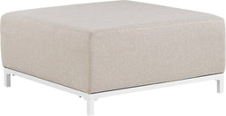 ROVIGO - Ottomaan - Zandbeige - Polyester