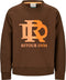 Retour Duke - Sweater - Katoen 87% - Bruin