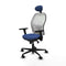 Piqueras y Crespo 3D036N1 - Bureaustoel - Verstelbare hoogte met hoofdsteun - Marineblauw