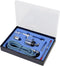 vidaXL - Airbrush - set - met - glazen - beker - 0,2 - / - 0,3 - / - 0,5 - mm - mondstukken