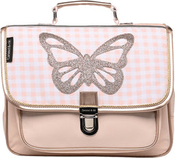 Caramel & Cie Kleuterboekentas Geruite vlinder - Schooltas/Boekentas - Smal