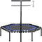 vidaXL Fitnesstrampoline met handgreep 122 cm