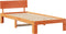 vidaXL - Bedframe - met - Hoofdbord - Gewaxte - Bruin - 100x200 - cm - Massief - Grenenhout