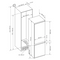 Inventum IKV1788S - Inbouw koel-vriescombinatie - 243 liter - 178 cm nismaat