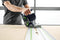 Festool TS 60 KEBQ-Plus-FS Invalzaag in Systainer met FS 1400/2 Geleiderail - 577417