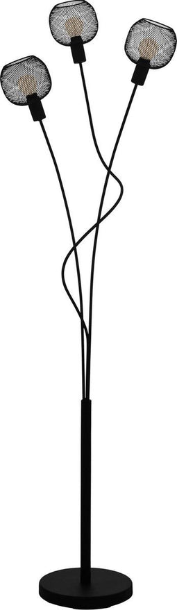 EGLO Wrington 1 - Vloerlamp - E14 - 149,5 cm - Zwart