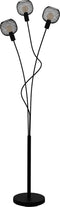 EGLO Wrington 1 - Vloerlamp - E14 - 149,5 cm - Zwart
