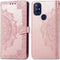 iMoshion Hoesje Geschikt voor OnePlus Nord N10 5G Hoesje Met Pasjeshouder - iMoshion Mandala Bookcase - Rosé Goud
