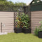 vidaXL - Tuinplantenbakken - met - waterirrigatiesysteem - - - 3 - stuks - - - Zwart