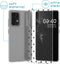 iMoshion Hoesje Geschikt voor Samsung Galaxy A52 (4G) / A52s / A52 (5G) Hoesje Siliconen - iMoshion Design hoesje - Transparant / Zwart / Hearts All Over Black