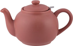 Plint - Theepot - Retro – 1,5 Liter inhoud – Inclusief Theezeef – Terracotta Rose