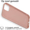 iMoshion Hoesje Geschikt voor iPhone 14 Plus Hoesje Siliconen - iMoshion Color Backcover - lichtroze
