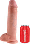 Pipedream King Cock Realistische Dildo met Ballen en Zuignap - beige - 28 cm