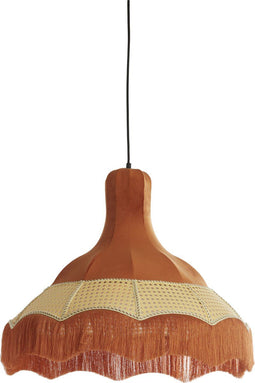 Light & Living Hanglamp Mizia - Velvet - 60cm - Oranje