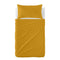 Happy Friday Sheet set 2 pieces Basic 120x180 cm (Cot bed) Mustard