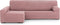 Hoes voor chaise longue met lange armleuning links Eysa THOR Roze 170 x 110 x 310 cm