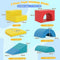 Coast Klimblokset - 7-Delig - Schuim - PU-leer - Softplay - Multikleur
