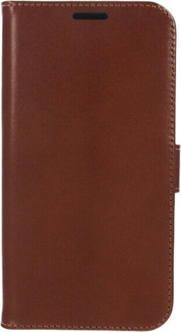 Valenta iPhone 12 Mini - Book Case - Handgemaakt - Bruin Cognac