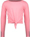 B. Nosy B.Active - Meisjes Jurk - Coole grafische print met zwarte glitterelastieken schouderbandjes - Roze