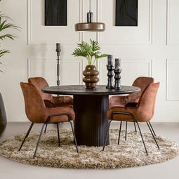 lifestyle eetkamerstoel livingston hunter green