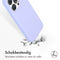 Accezz Liquid Silicone Backcover iPhone 15 Pro - Schokabsorberend - Paars