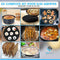 LifeNeeds (2021) - 8-delige Airfryer Accessoireset - Voor heteluchtfriteuse - Zwart en Zilver